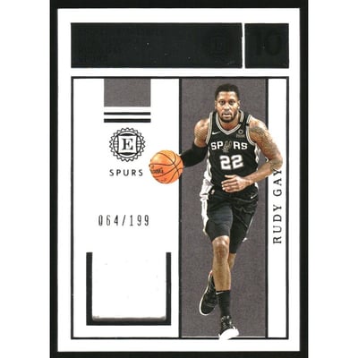 2019-20 Panini Encased Label Materials #41 Rudy Gay/199