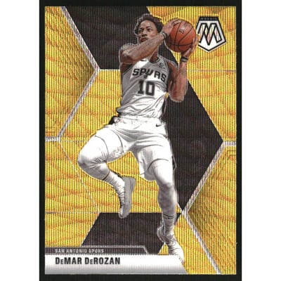 2019-20 Panini Mosaic Mosaic Gold Wave #184 DeMar DeRozan