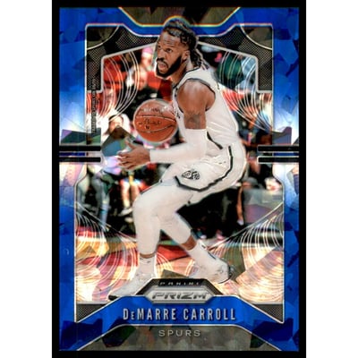 2019-20 Panini Prizm Prizms Blue Ice #82 DeMarre Carroll
