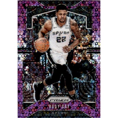 2019-20 Panini Prizm Prizms Fast Break Purple #135 Rudy Gay