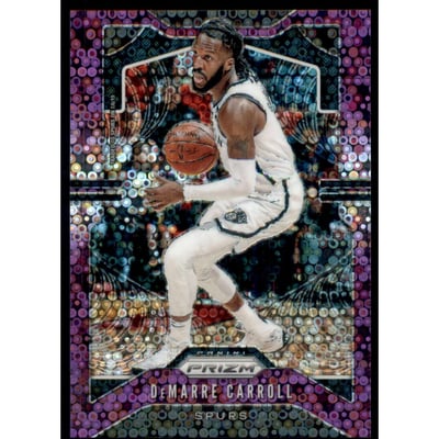 2019-20 Panini Prizm Prizms Fast Break Purple #82 DeMarre Carroll
