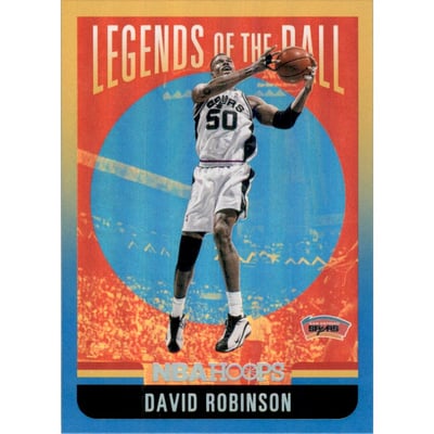 2020-21 Hoops Legends of the Ball #9 David Robinson