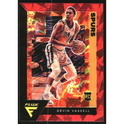 2020-21 Panini Flux Red Cracked Ice #219 Devin Vassell