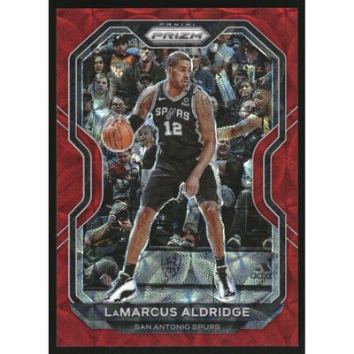 2020-21 Panini Prizm Prizms Choice Red #104 LaMarcus Aldridge