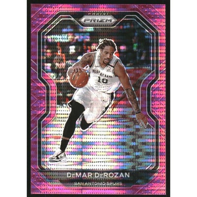 2020-21 Panini Prizm Prizms Pink Pulsar #210 DeMar DeRozan