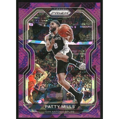 2020-21 Panini Prizm Prizms Purple Ice #66 Patty Mills