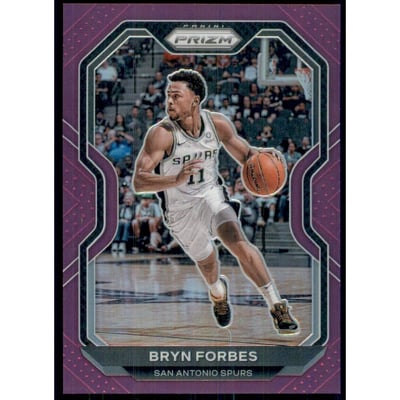 2020-21 Panini Prizm Prizms Purple #232 Bryn Forbes
