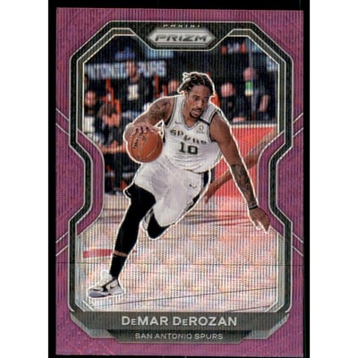 2020-21 Panini Prizm Prizms Purple Wave #210 DeMar DeRozan