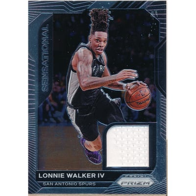2020-21 Panini Prizm Sensational Swatches #96 Lonnie Walker IV