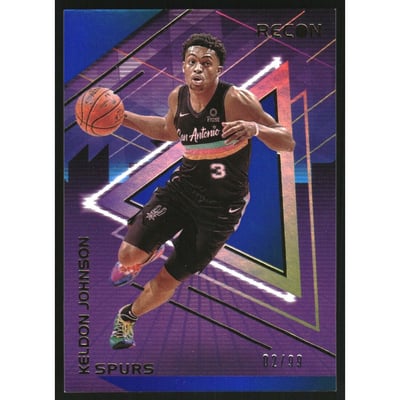 2020-21 Panini Recon Holo Blue #13 Keldon Johnson