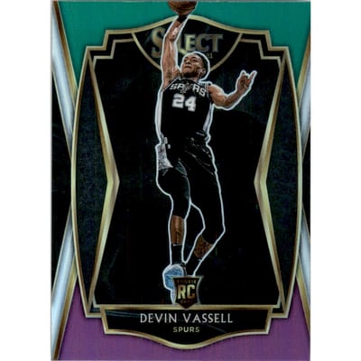 2020-21 Select Prizms Green White Purple #179 Devin Vassell