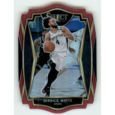 2020-21 Select Prizms Maroon Die Cut #141 Derrick White