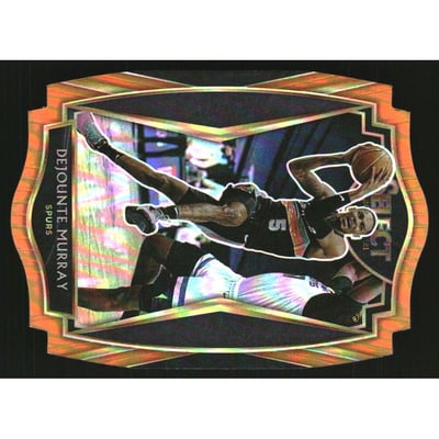 2020-21 Select Prizms Orange Die Cut #124 Dejounte Murray