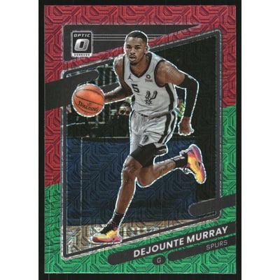 2021-22 Donruss Optic Choice Red and Green #116 Dejounte Murray