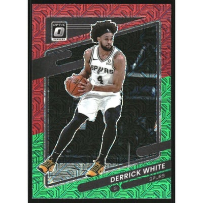 2021-22 Donruss Optic Choice Red and Green #4 Derrick White