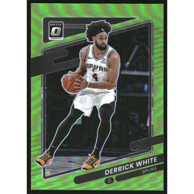 2021-22 Donruss Optic Lime Green #4 Derrick White