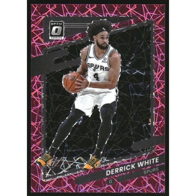 2021-22 Donruss Optic Pink Velocity #4 Derrick White