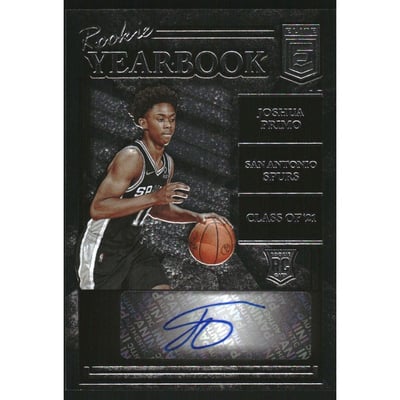 2021-22 Elite Rookie Yearbook Autographs #31 Joshua Primo