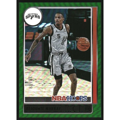 2021-22 Hoops Green #14 Dejounte Murray