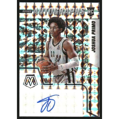 2021-22 Panini Mosaic Rookie Autographs Mosaic #38 Joshua Primo