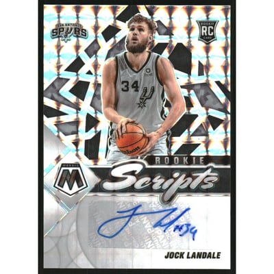 2021-22 Panini Mosaic Rookie Scripts #28 Jock Landale