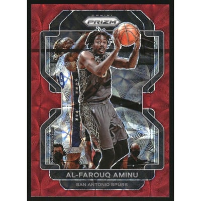 2021-22 Panini Prizm Prizms Choice Red #219 Al-Farouq Aminu