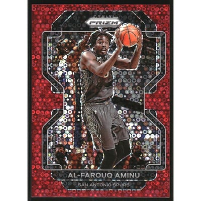 2021-22 Panini Prizm Prizms Fast Break Red #219 Al-Farouq Aminu