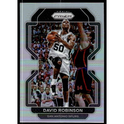 2021-22 Panini Prizm Prizms Silver #242 David Robinson