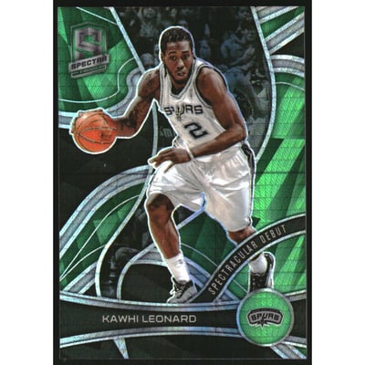 2021-22 Panini Spectra Asia Green #174 Kawhi Leonard SD
