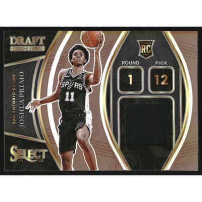 2021-22 Select Draft Selections Memorabilia Prizms Copper #28 Joshua Primo