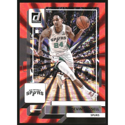 2022-23 Donruss Holo Red Laser #170 Devin Vassell