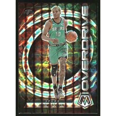 2022-23 Panini Mosaic Overdrive #25 Jeremy Sochan