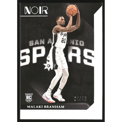 2022-23 Panini Noir Holo Silver #163 Malaki Branham A