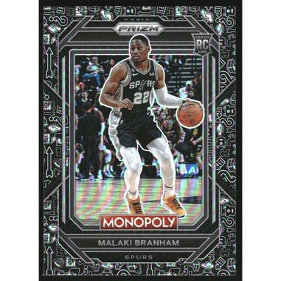 2022-23 Panini Prizm Monopoly Monopoly Black #81 Malaki Branham