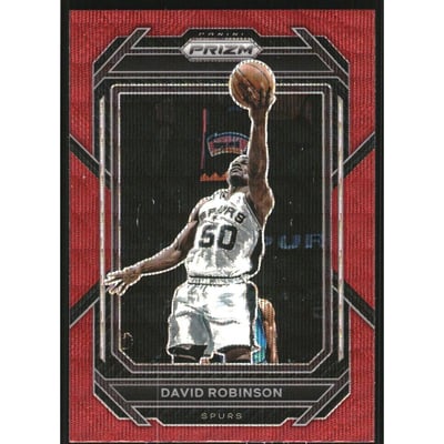 2022-23 Panini Prizm Prizms Ruby Wave #271 David Robinson