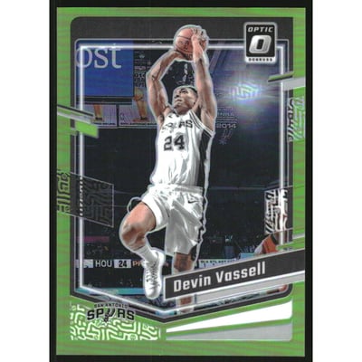 2023-24 Donruss Optic Lime Green #184 Devin Vassell
