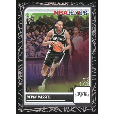 2023-24 Hoops Haunted Hoops Holo Webs #232 Devin Vassell
