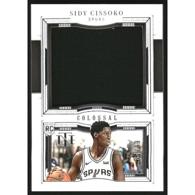 2023-24 Panini National Treasures Colossal Rookie Materials #29 Sidy Cissoko