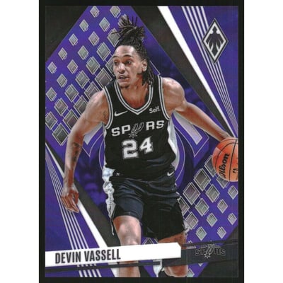 2023-24 Panini Phoenix Purple #168 Devin Vassell