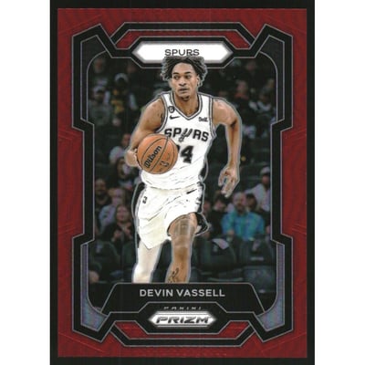 2023-24 Panini Prizm Prizms Red #95 Devin Vassell