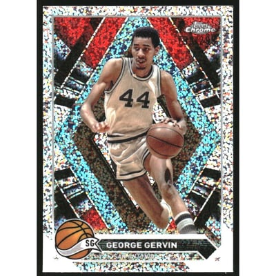 2023-24 Topps Chrome Speckle Refractors #75 George Gervin