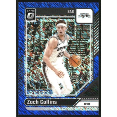 2024-25 Donruss Optic Blue Shimmer #204 Zach Collins
