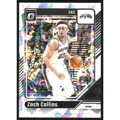 2024-25 Donruss Optic Cracked Ice #204 Zach Collins