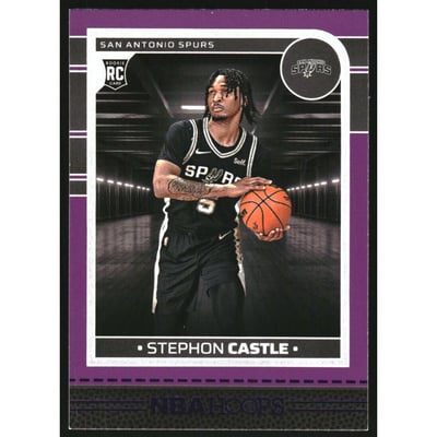 2024-25 Hoops Purple #234 Stephon Castle