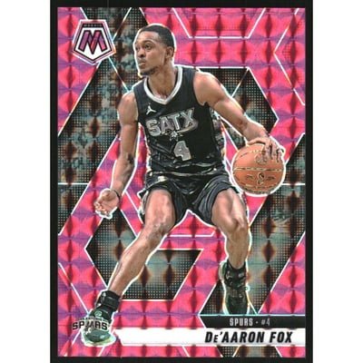 2024-25 Panini Mosaic Mosaic Pink #124 De'Aaron Fox