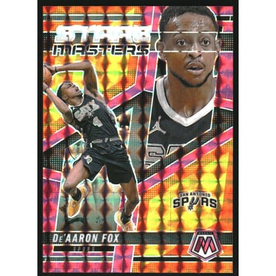 2024-25 Panini Mosaic Stare Masters Mosaic Pink #11 De'Aaron Fox