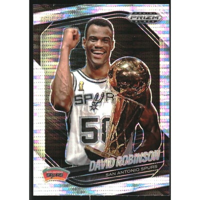2024-25 Panini Prizm Black Prizms Pulsar #282 David Robinson LGD