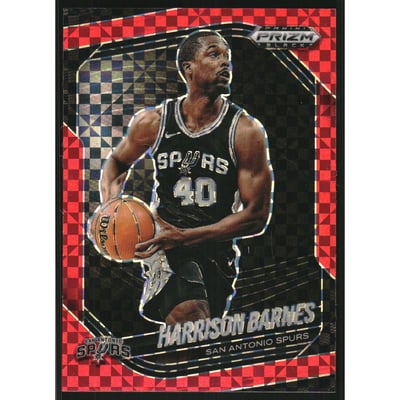 2024-25 Panini Prizm Black Prizms Red Power #85 Harrison Barnes