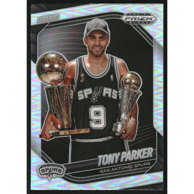 2024-25 Panini Prizm Black Prizms Silver #275 Tony Parker LGD