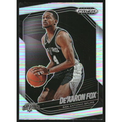 2024-25 Panini Prizm Black Prizms Silver #35 De'Aaron Fox